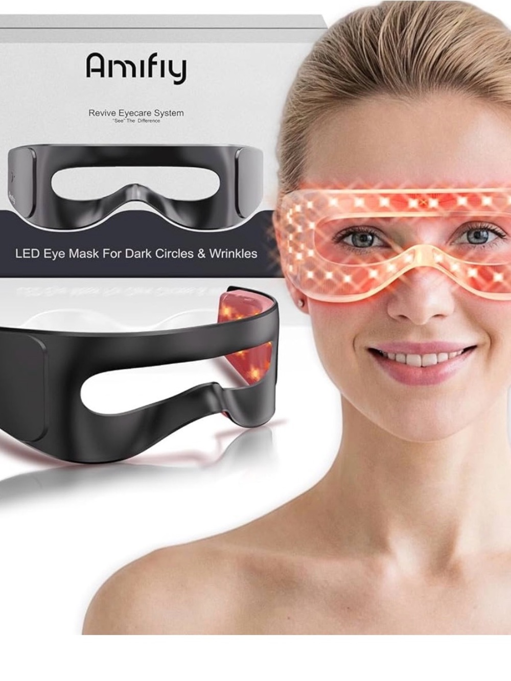 Pink LED Eye Mask - Picture 2 of 4